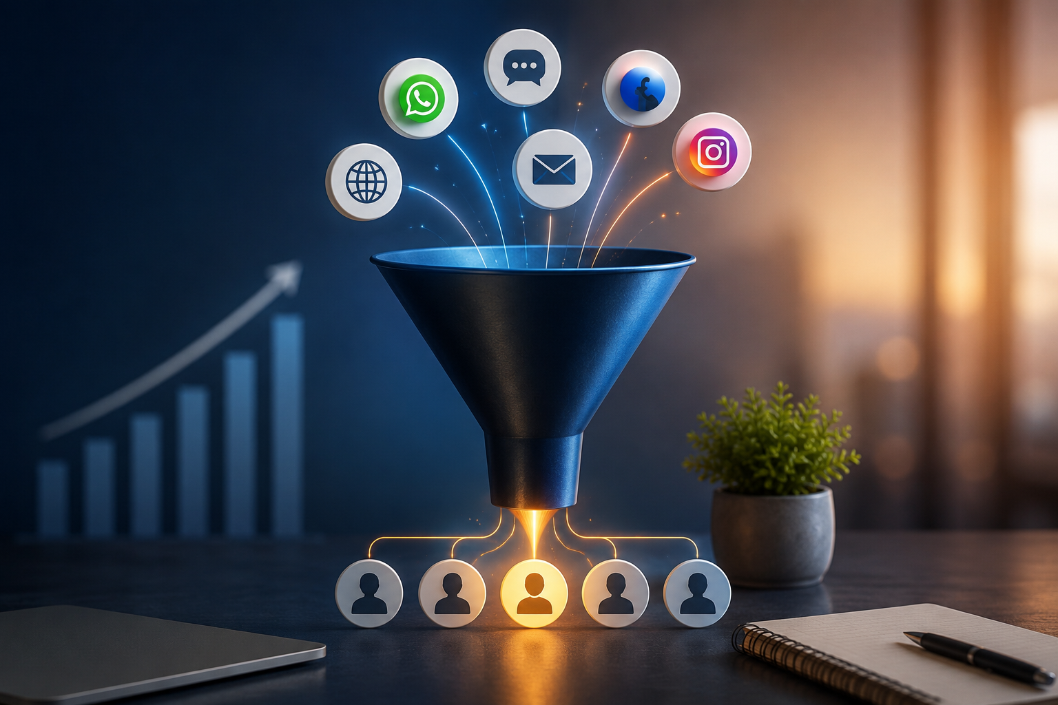 lead management system dashboard for small businesses