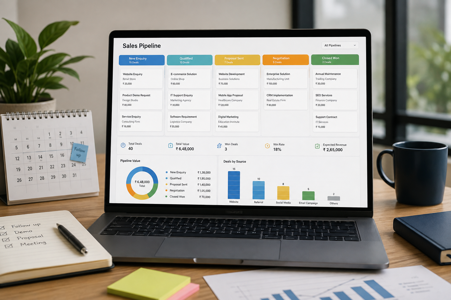 Sales Pipeline Management dashboard