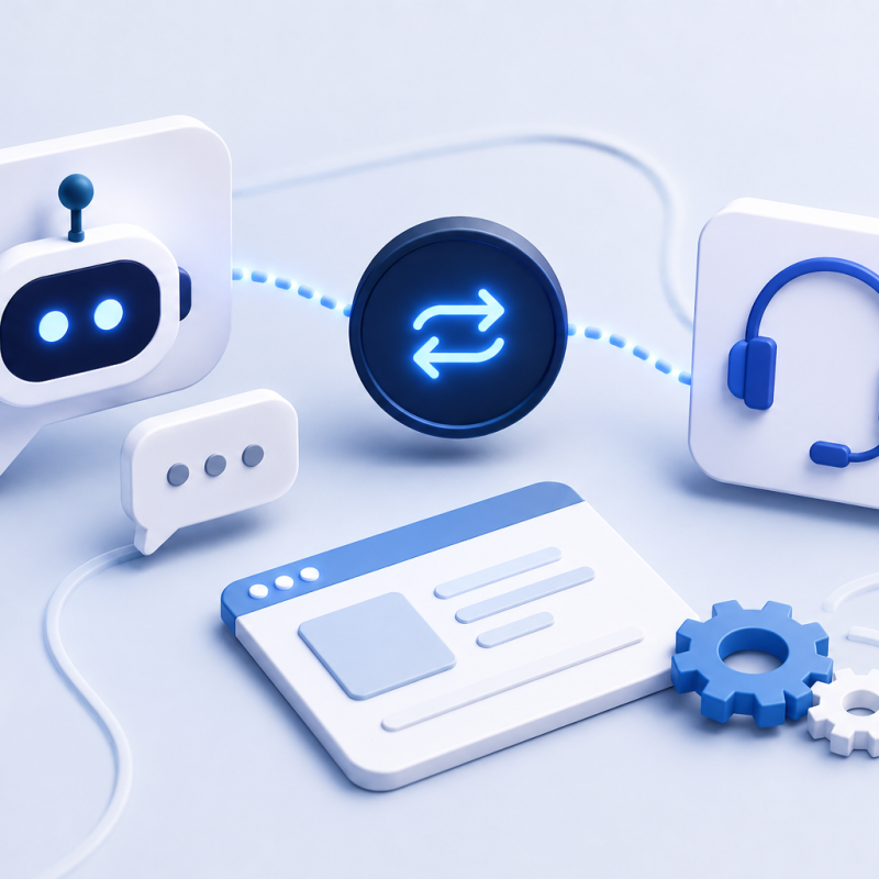 What Happens When Your AI Chatbot Can’t Answer a Customer? 1 human handover in AI chatbot human handover in AI chatbot